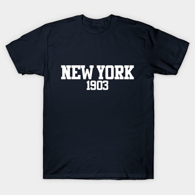 New York 1903 (variant) T-Shirt by GloopTrekker